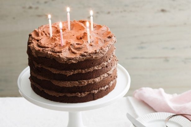 Chocolate birthday cake