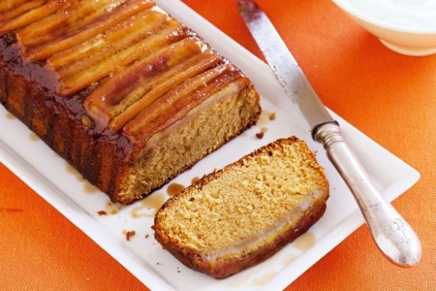 Banana caramel cake