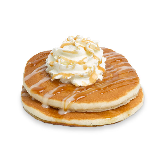 Maple, Caramel & White Chocolate Pancakes
