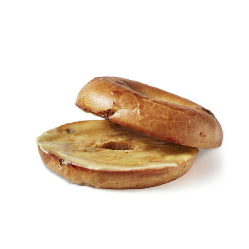 Cinnamon Raisin Bagel with butter