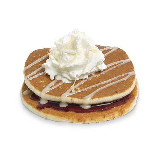 Red Berry & White Chocolate Pancakes